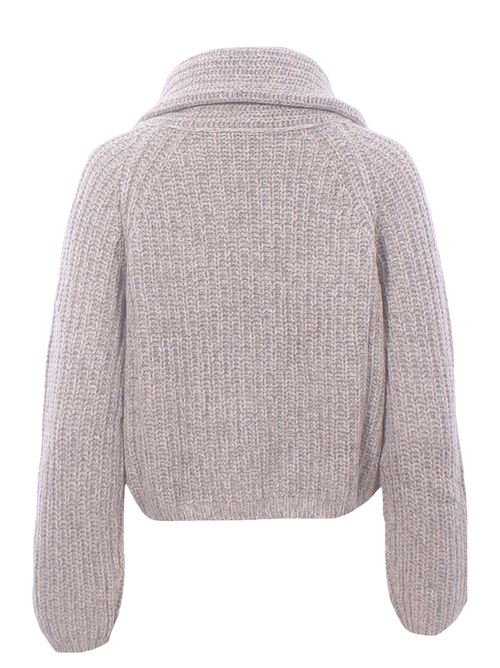 wool and cashmere cardigan with zip LA FILERIA | 1022517325050